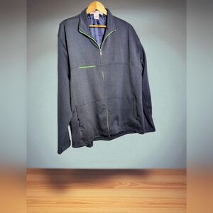Muckleshoot Casino 3XL Men's Dark Blue Jacket with Green Accents